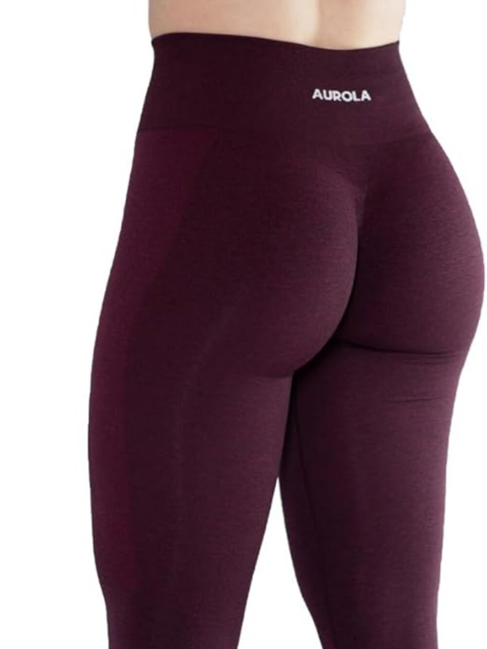 Aurola Scrunch Bum Power Workout Leggings (EUC) - Black Cherry